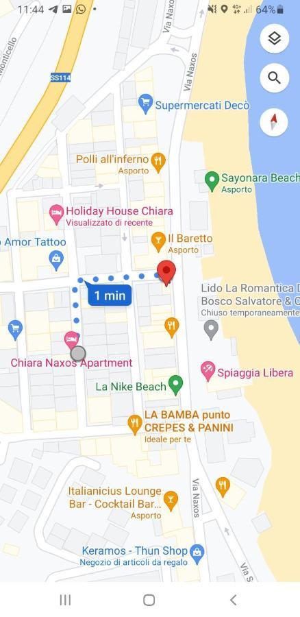 Chiara Naxos Apartment Giardini Naxos Ngoại thất bức ảnh